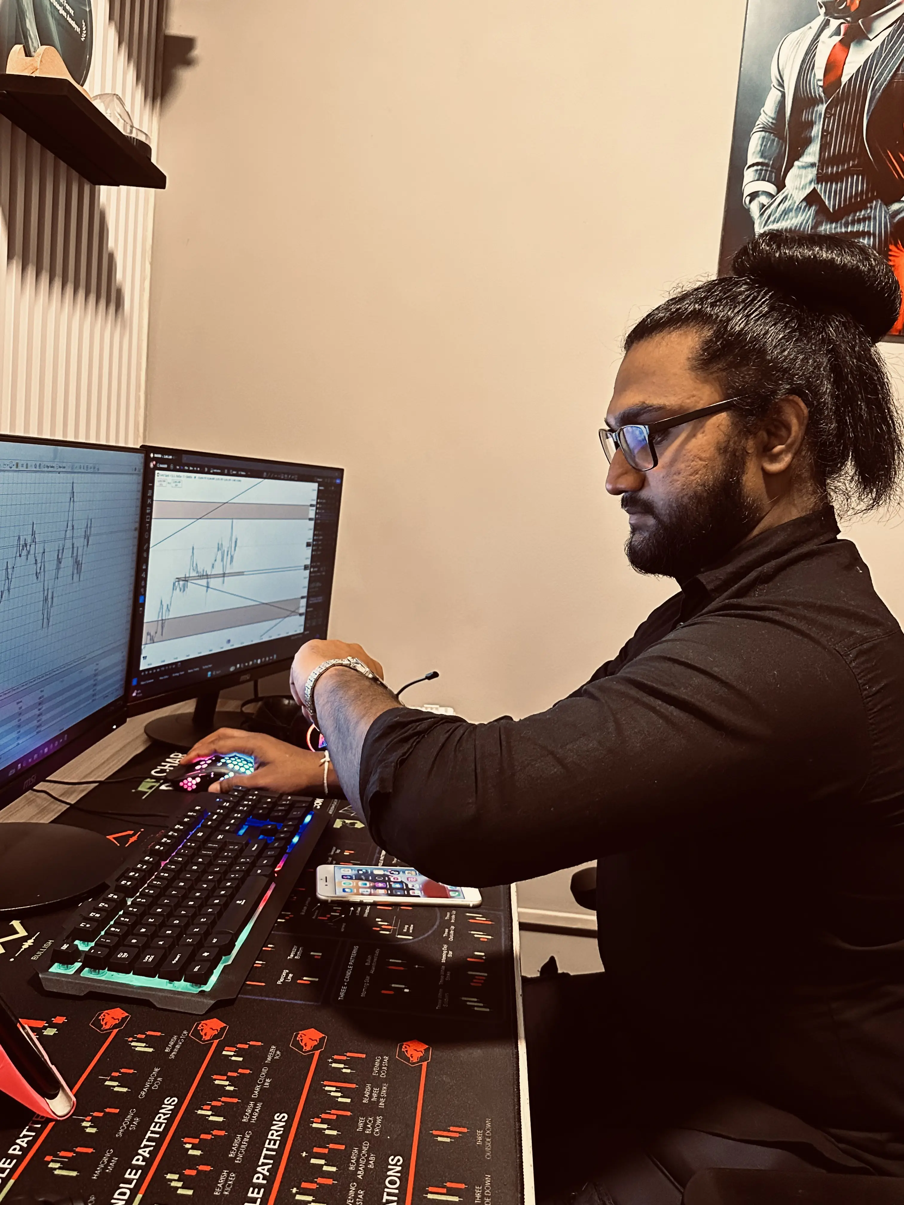 FX Orga office workspace with professional traders